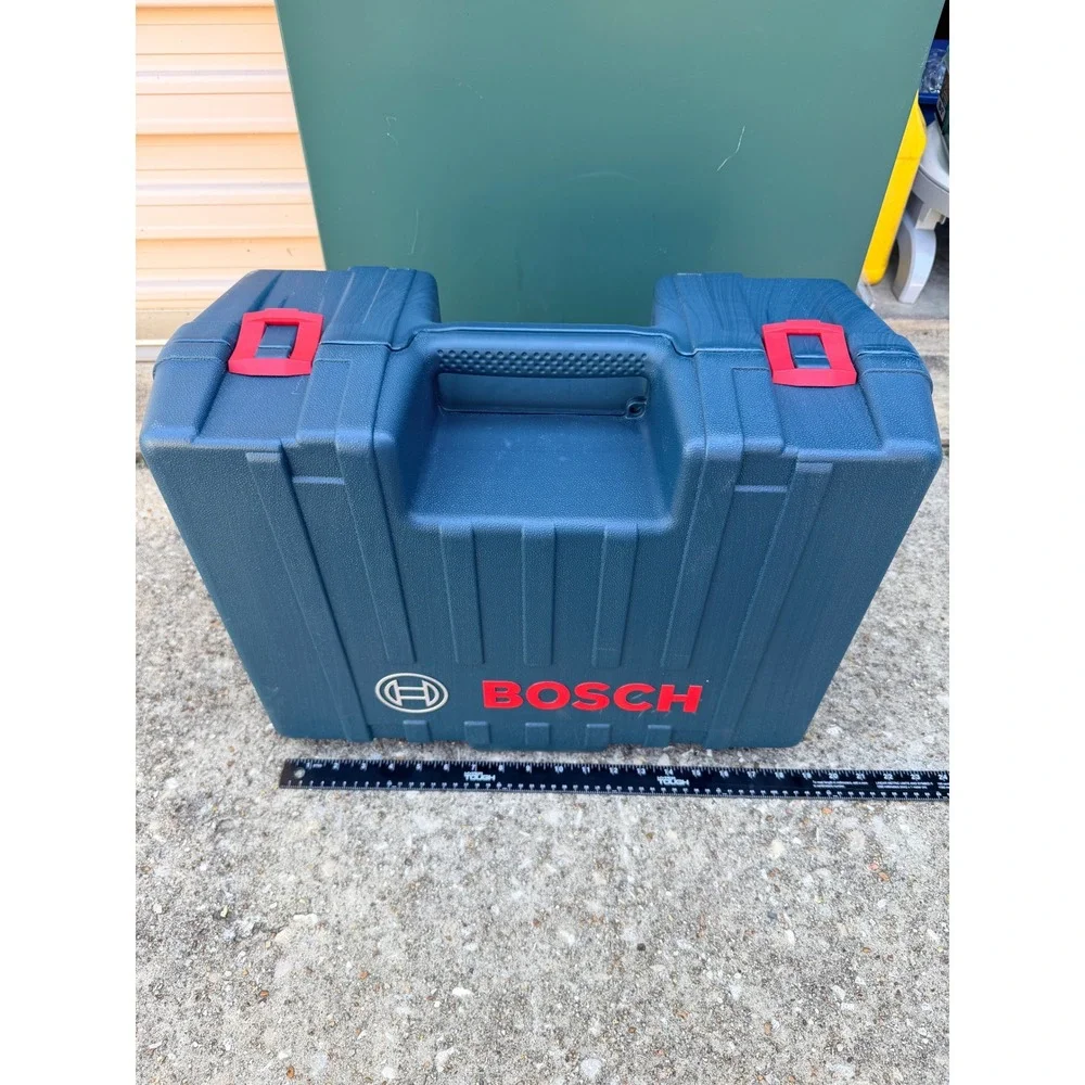 Bosch Blue Plastic Hard Shell Power Tool Carrying Case with Red Latches 19x15x6